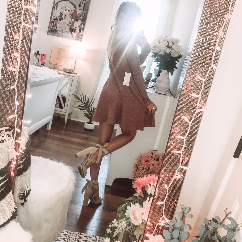 "Cross My Heart" Swing Dress in Wine NWT Size XS - Picture 7 of 8